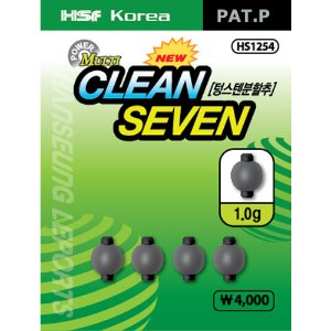 [한승레포츠] CLEAN SEVEN 텅스텐분할추 1.0 (HS-1254)