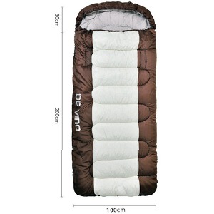 해외직구 DEVINO 디비노 사계정용 넓은 캠핑 성인 남자 겨울 동계 방한 와이드핏 침낭