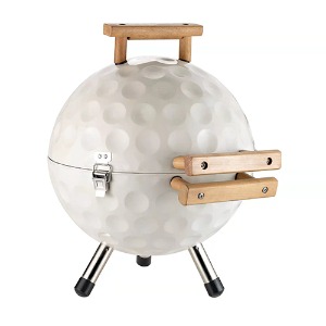 해외직구 14인치 골프공 둥근 휴대용 BBQ 원형 화로대 오븐