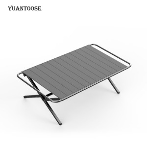 해외직구 YUANTOOSE 유안토스 알루미늄 캠핑 낚시 피크닉 야외 접이식 휴대용 경량 롤 테이블