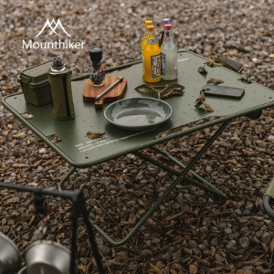 해외직구 MOUNTHIKER 마운틴하이커 캠핑 낚시 피크닉 경량 접이식 철제 테이블