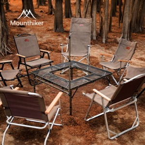 해외직구 MOUNTHIKER 마운틴하이커 캠핑 낚시 접이식 휴대용 화로대 난로 테이블
