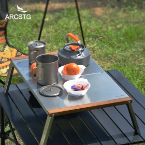 해외직구 ARCSTG 아크스티지 캠핑 낚시 접이식 경량 휴대용 스테인리스 테이블